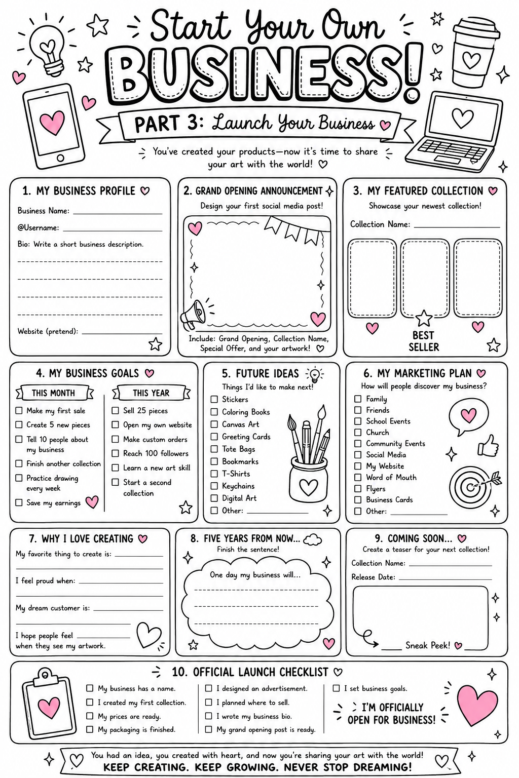 Free Small Business Templates   Looking for printable business forms? Explore easy to customize designs for every entrepreneur.  Grab Yours Free  #CreativeFabrica #BusinessForms #BusinessResources #BusinessOrganization #BusinessGrowth